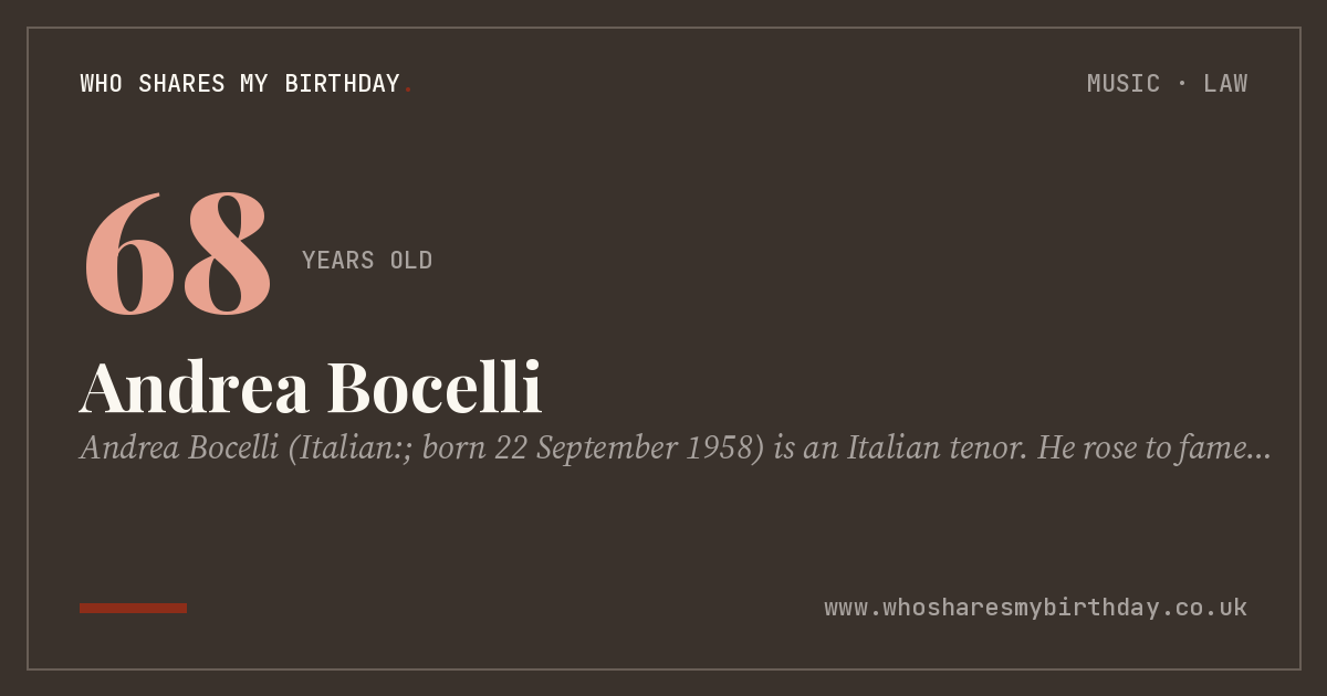 Andrea Bocelli