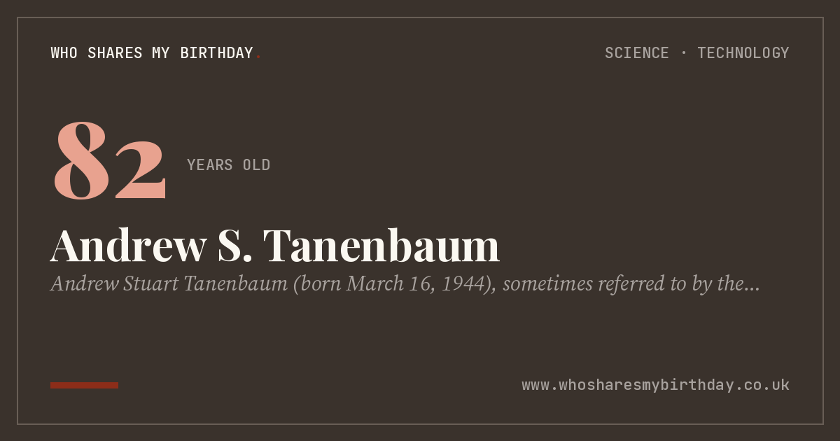 Andrew S. Tanenbaum