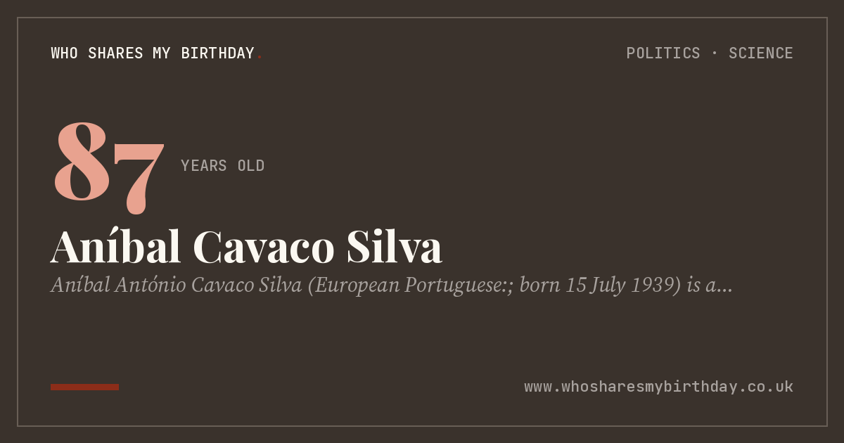 Aníbal Cavaco Silva