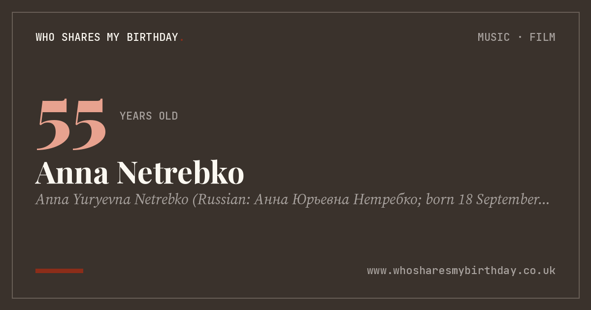 Anna Netrebko