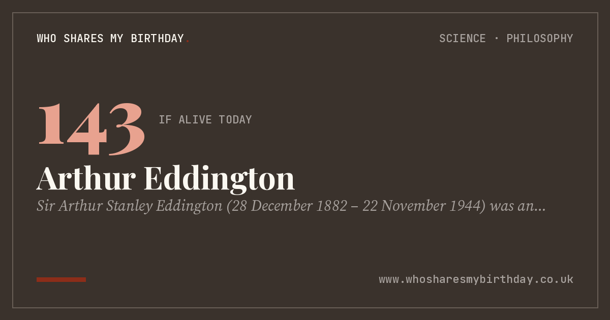 Arthur Eddington