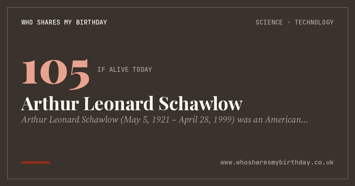 Arthur Leonard Schawlow
