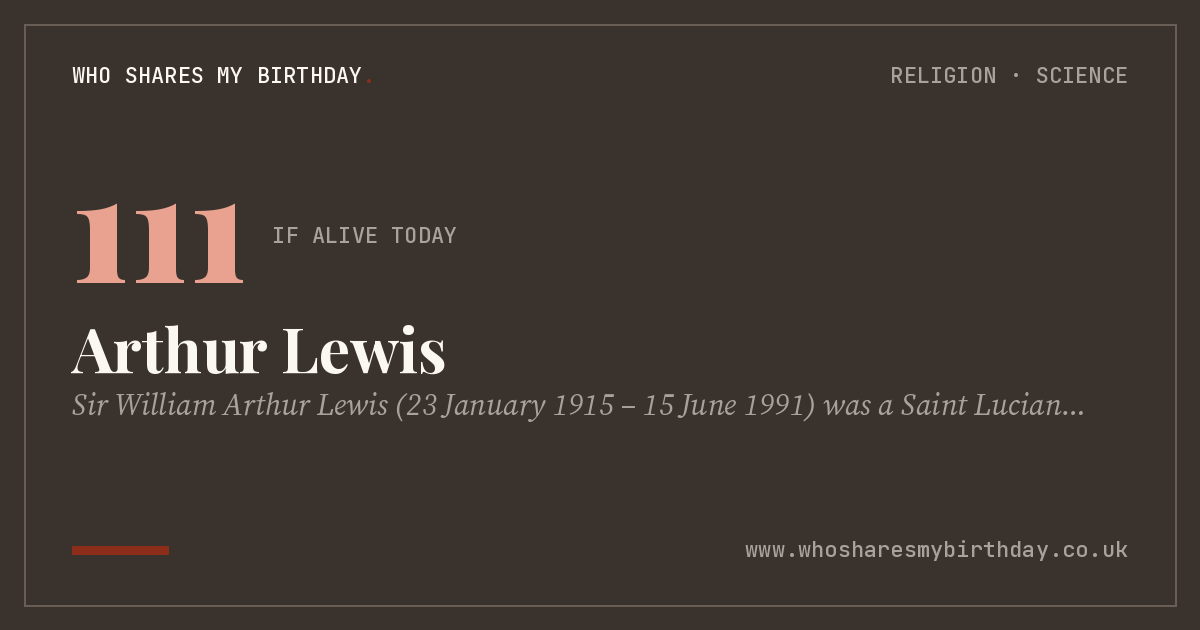 Arthur Lewis