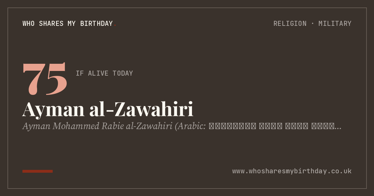 Ayman al-Zawahiri