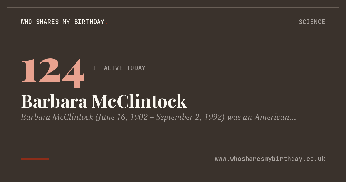 Barbara McClintock