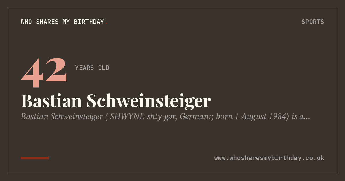 Bastian Schweinsteiger