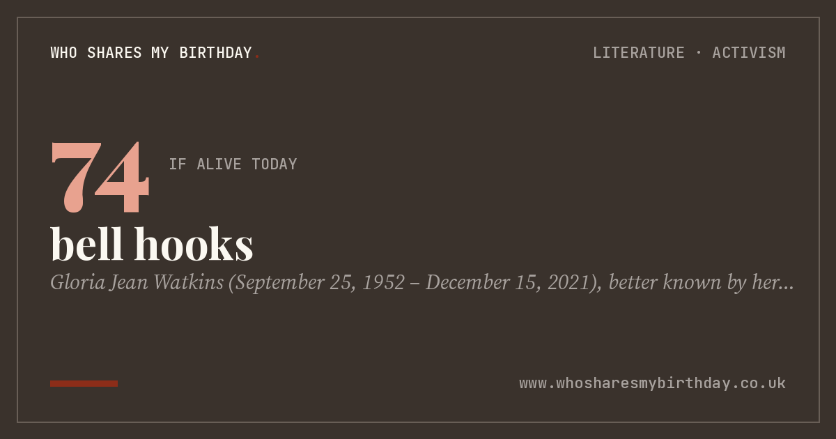 bell hooks