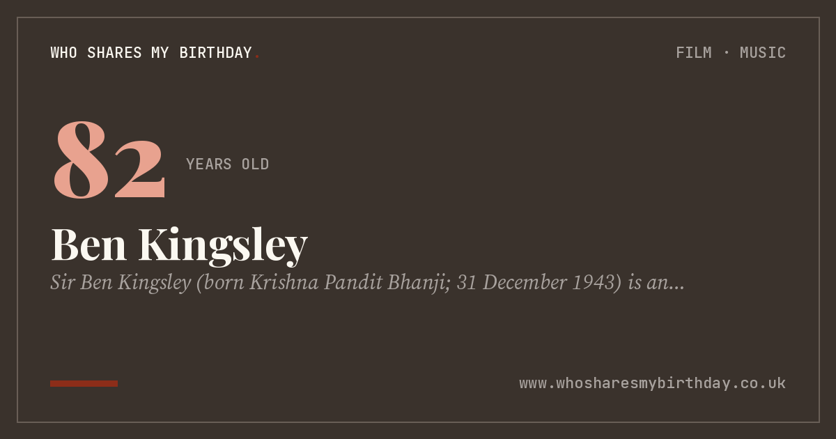 Ben Kingsley