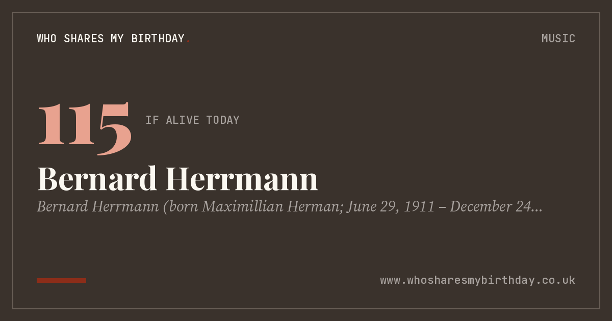 Bernard Herrmann