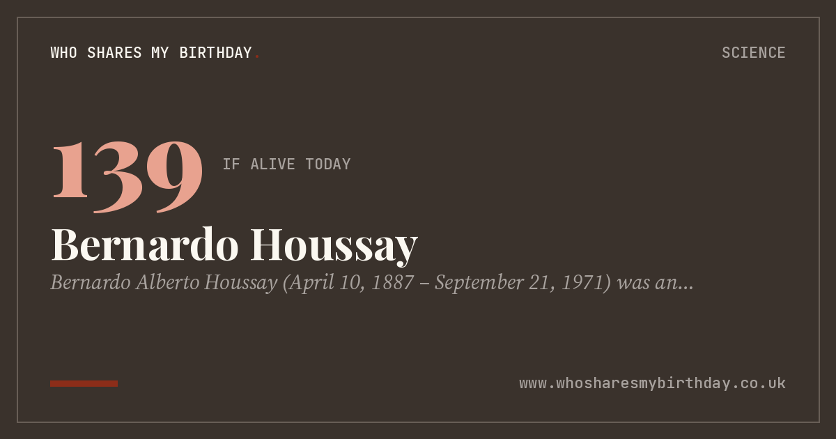 Bernardo Houssay