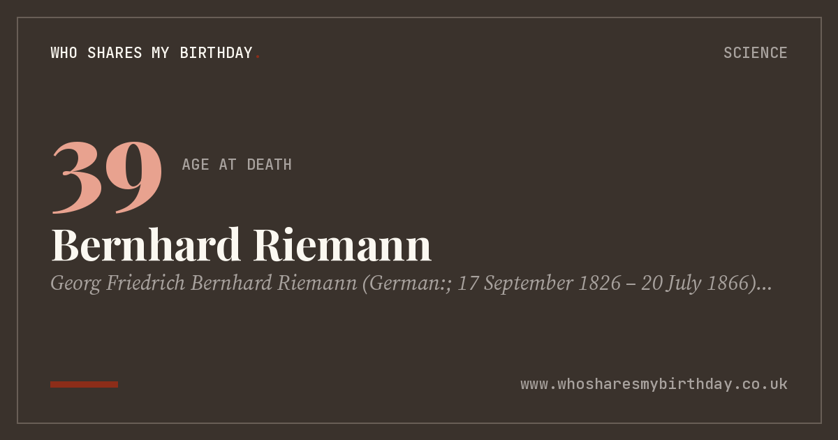 Bernhard Riemann