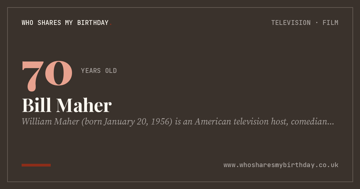 Bill Maher