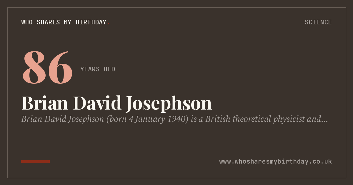 Brian David Josephson