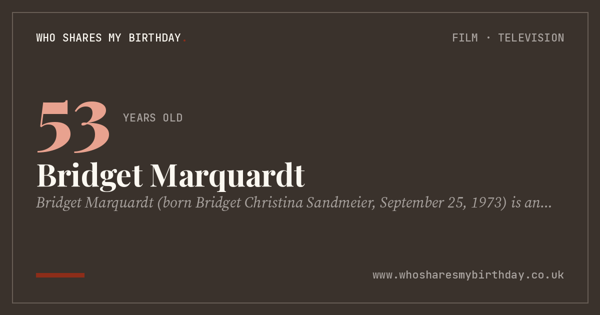 Bridget Marquardt