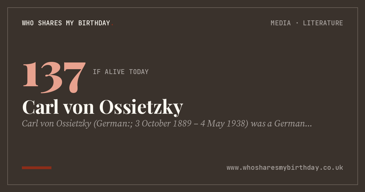 Carl von Ossietzky