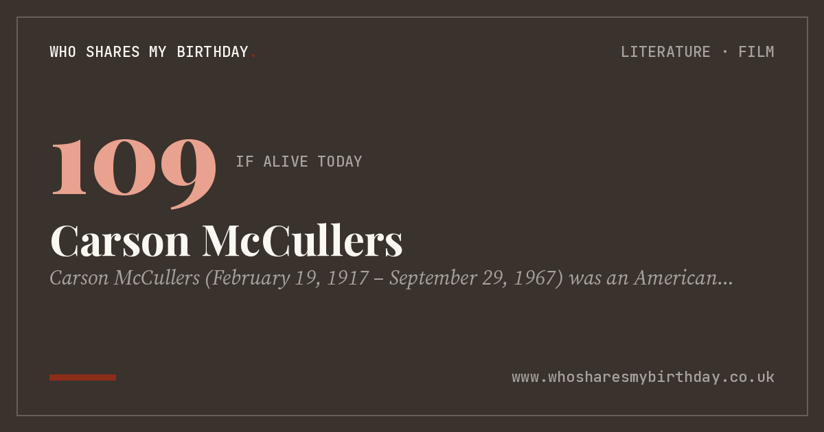 Carson McCullers