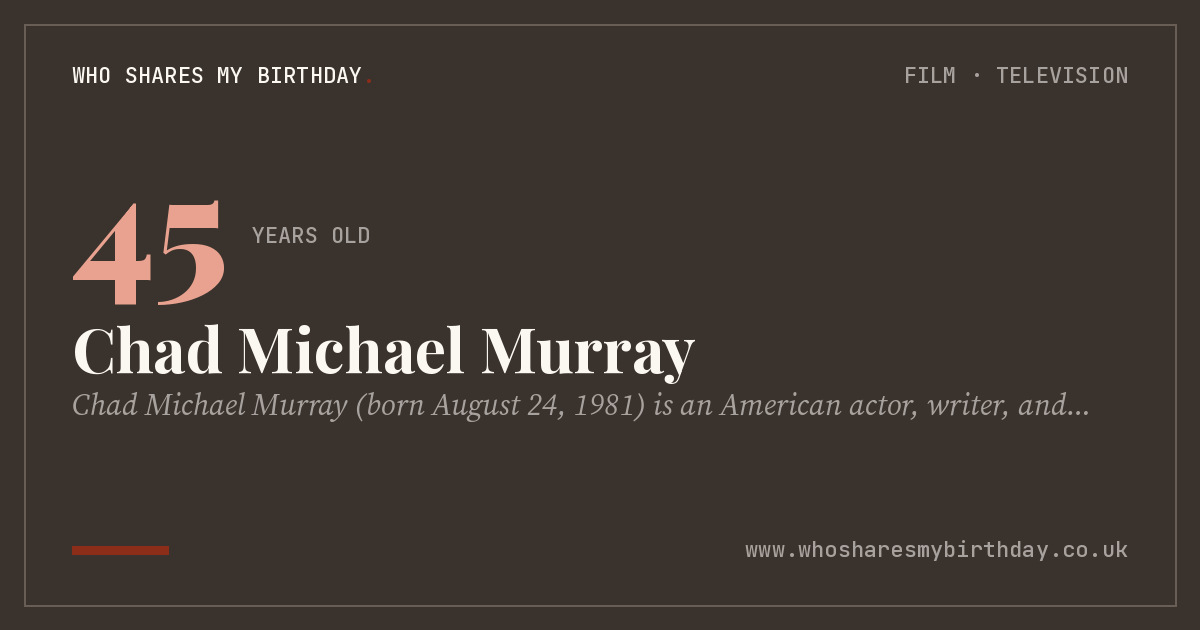 Chad Michael Murray
