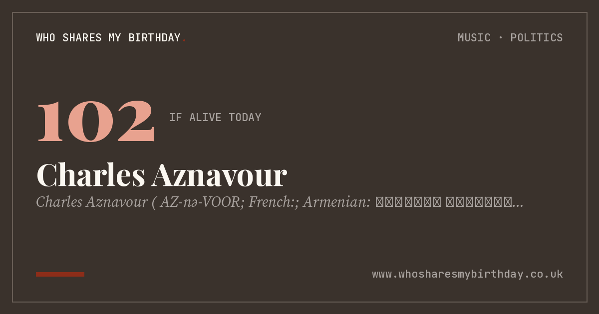 Charles Aznavour