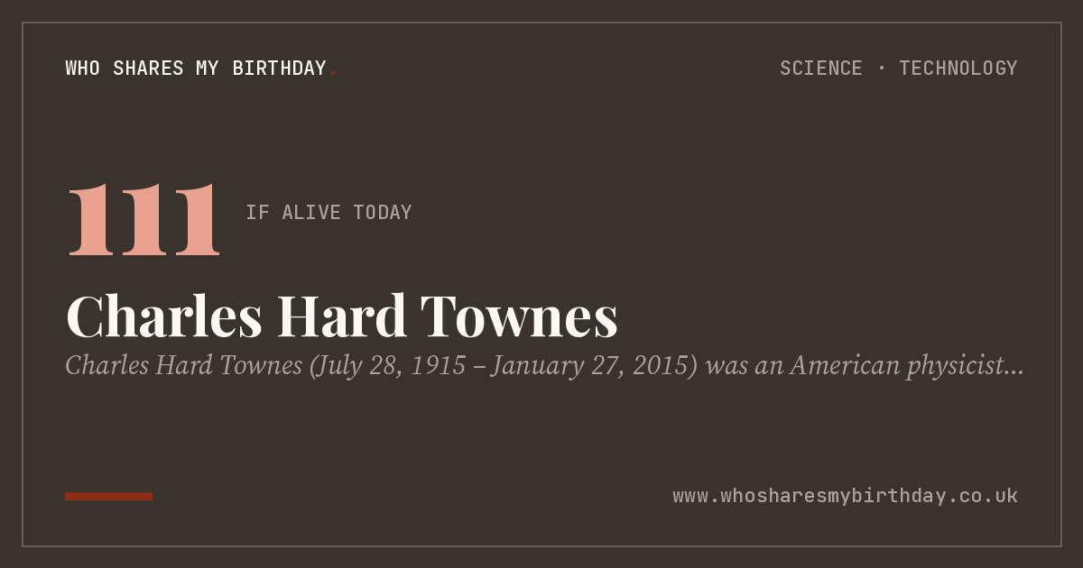 Charles Hard Townes