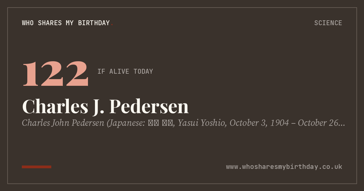 Charles J. Pedersen