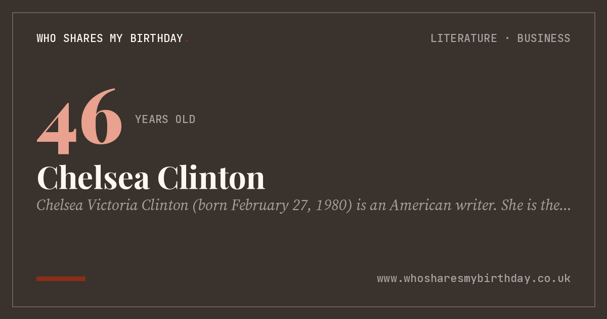 Chelsea Clinton