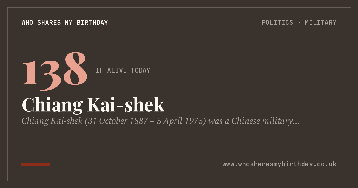 Chiang Kai-shek