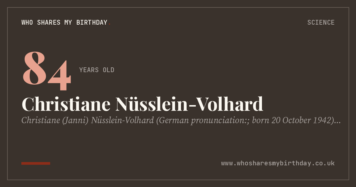 Christiane Nüsslein-Volhard