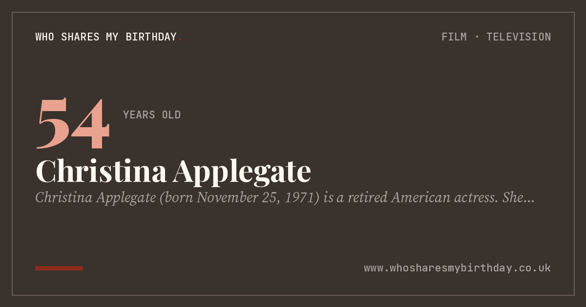 Christina Applegate
