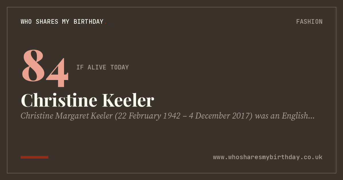Christine Keeler