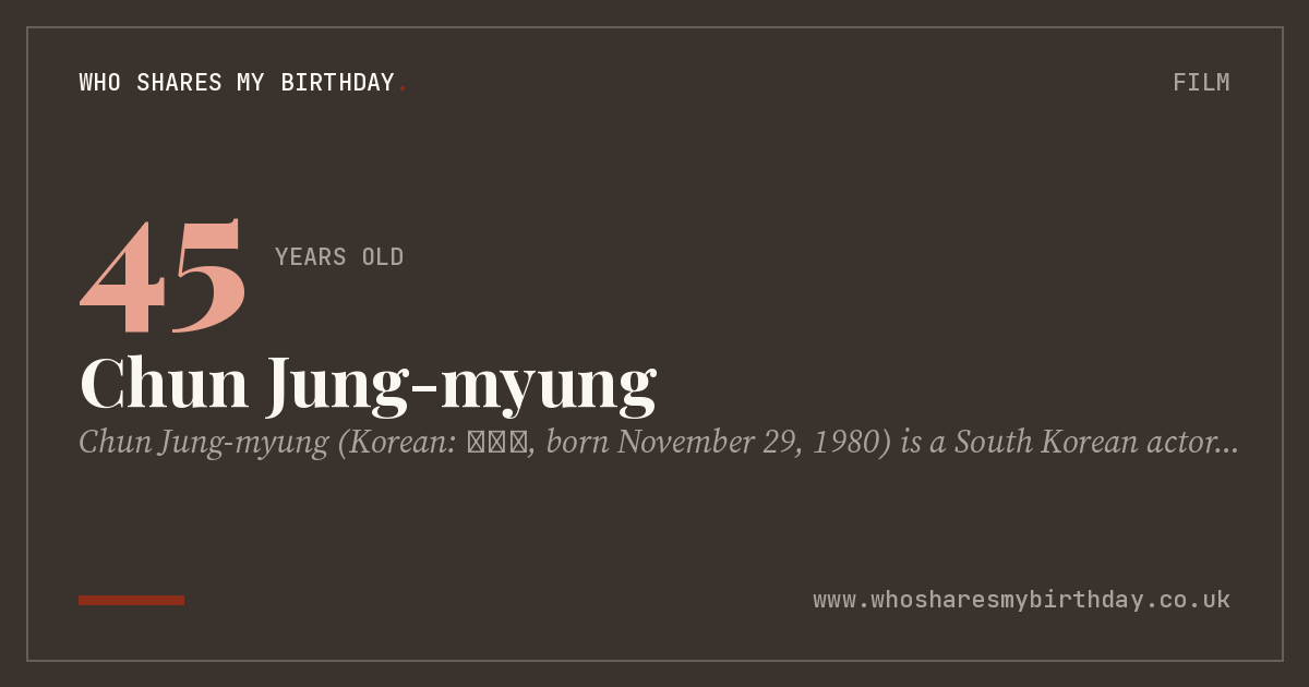 Chun Jung-myung