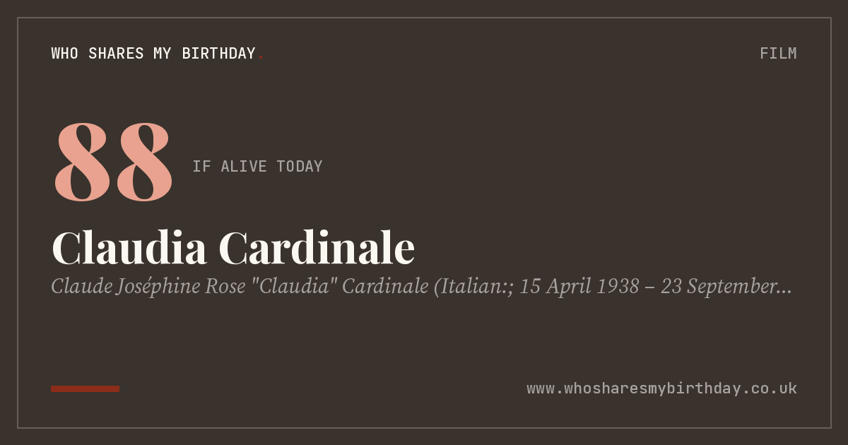 Claudia Cardinale