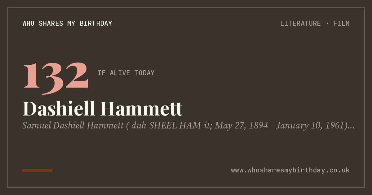 Dashiell Hammett