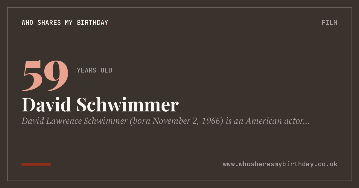 David Schwimmer