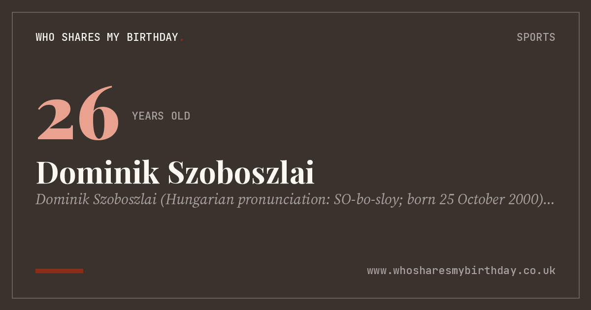 Dominik Szoboszlai