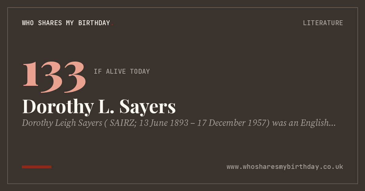 Dorothy L. Sayers