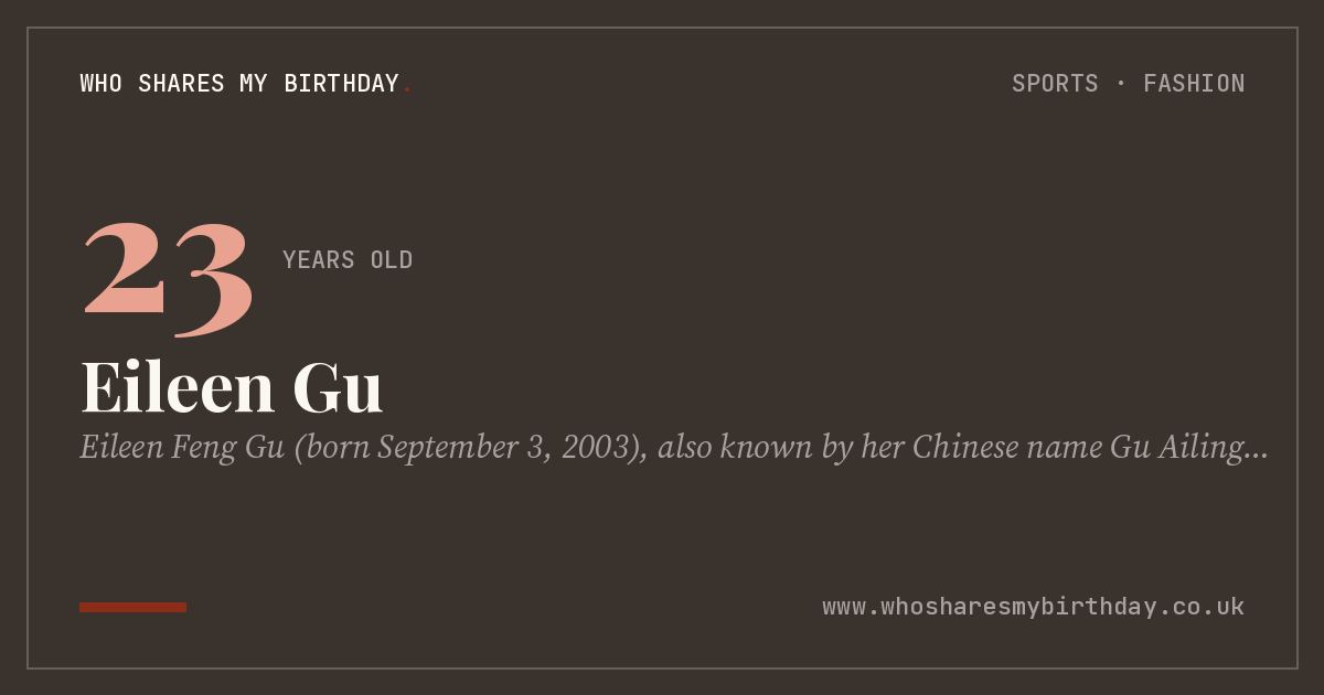 Eileen Gu