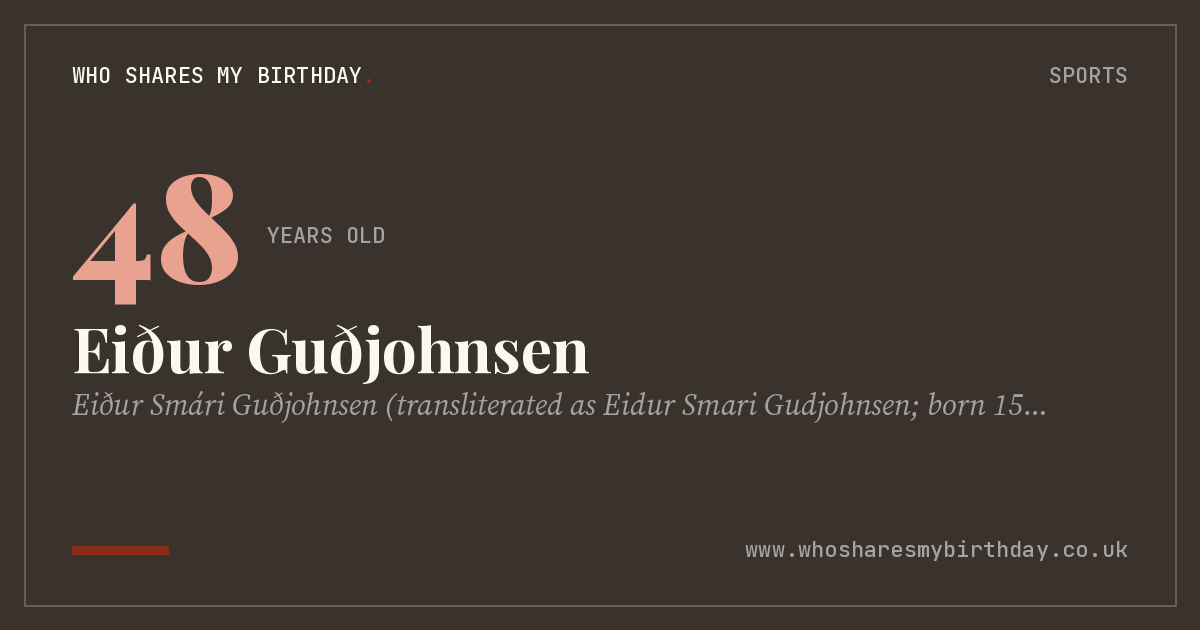 Eiður Guðjohnsen