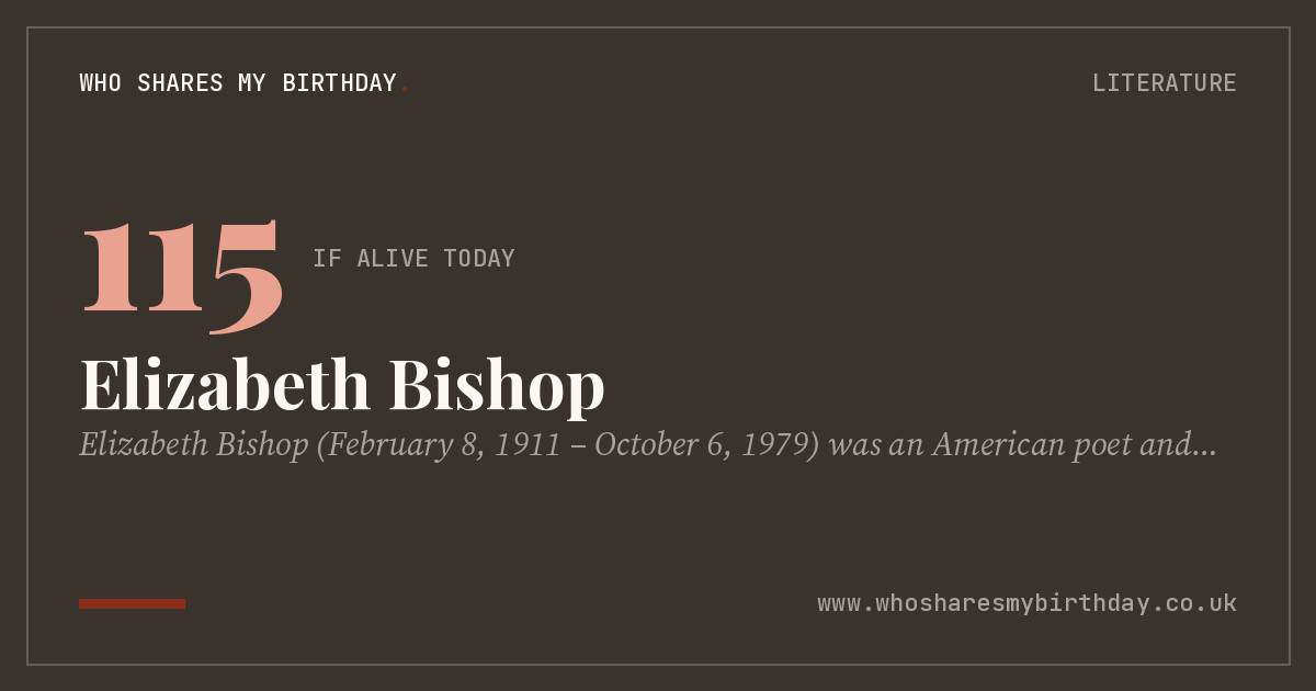 Elizabeth Bishop