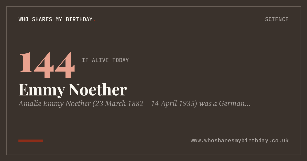 Emmy Noether