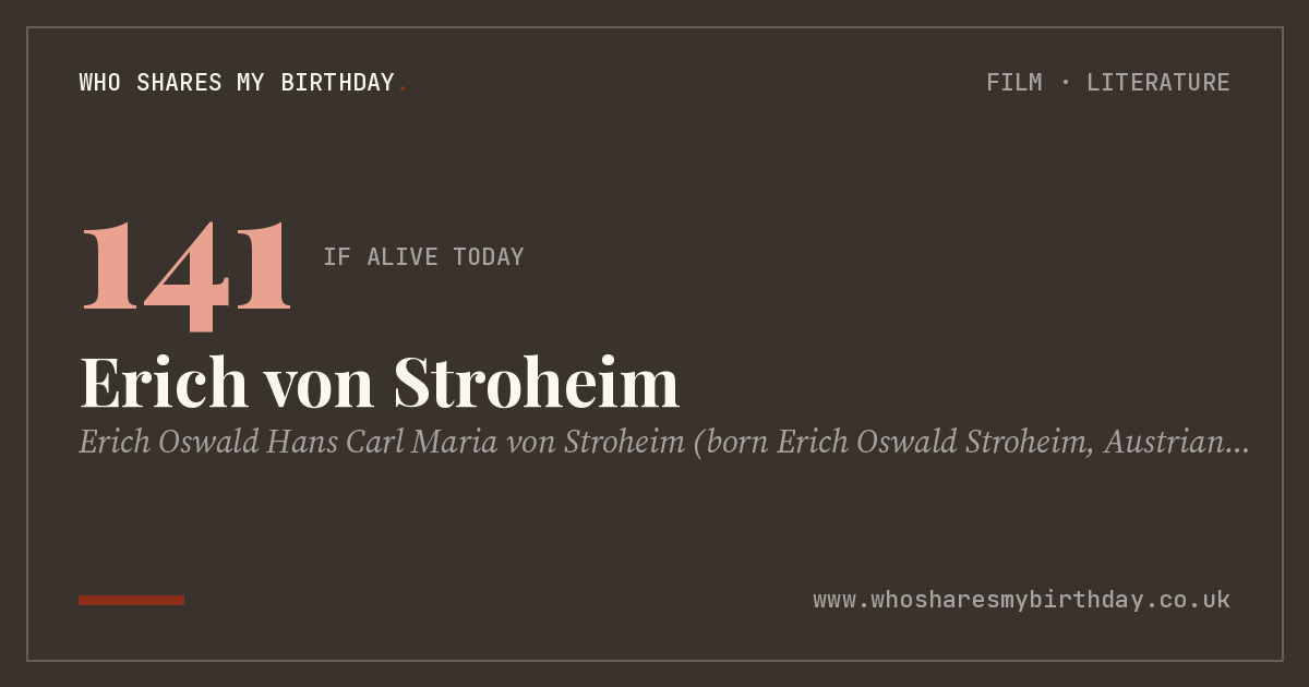 Erich von Stroheim