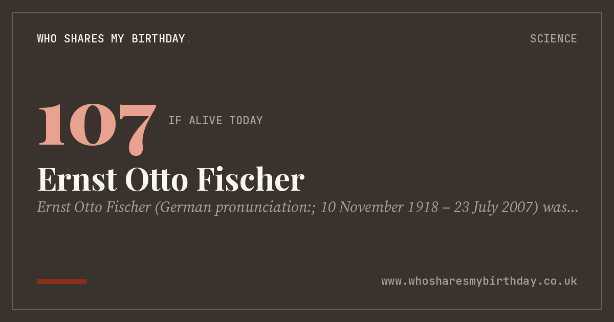 Ernst Otto Fischer