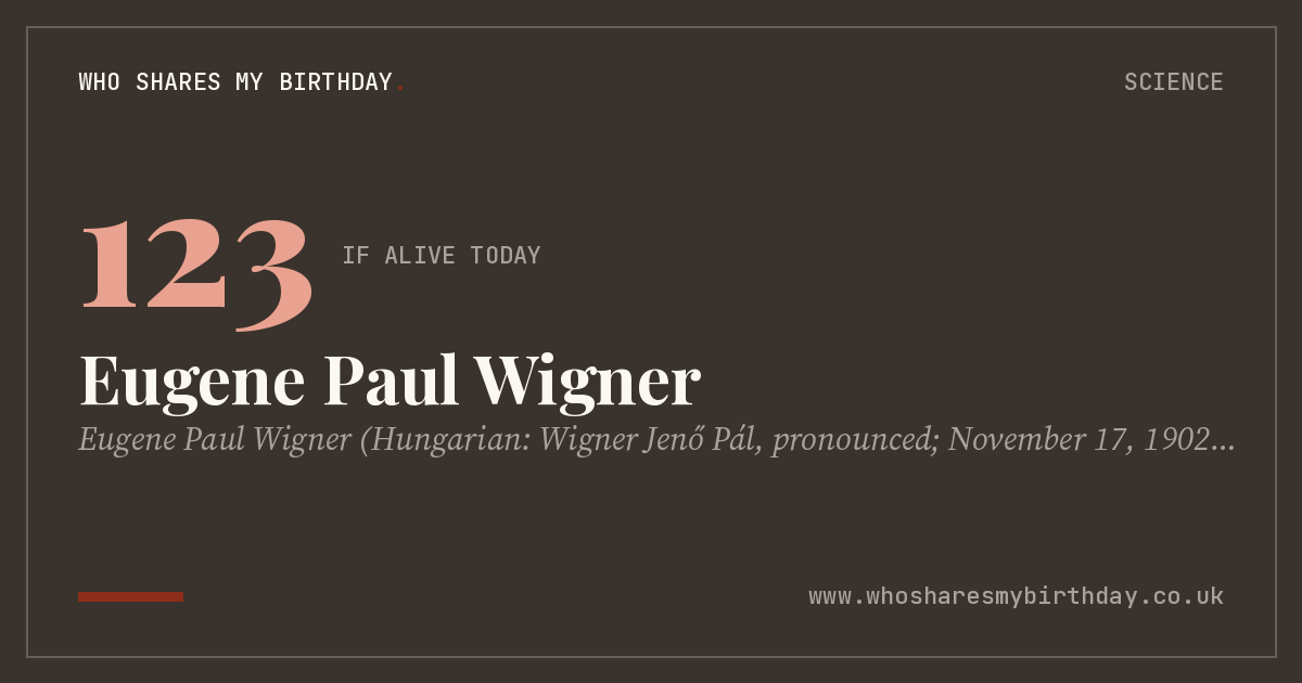 Eugene Paul Wigner