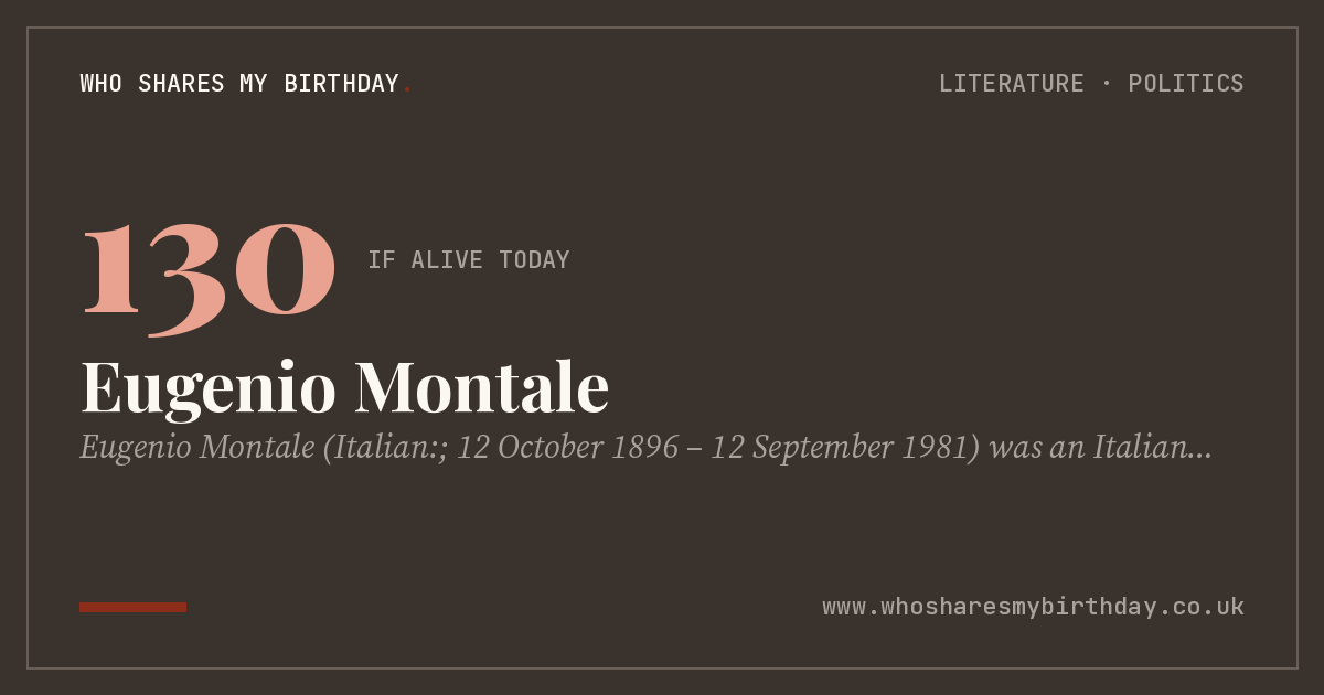 Eugenio Montale