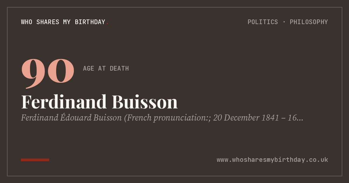 Ferdinand Buisson