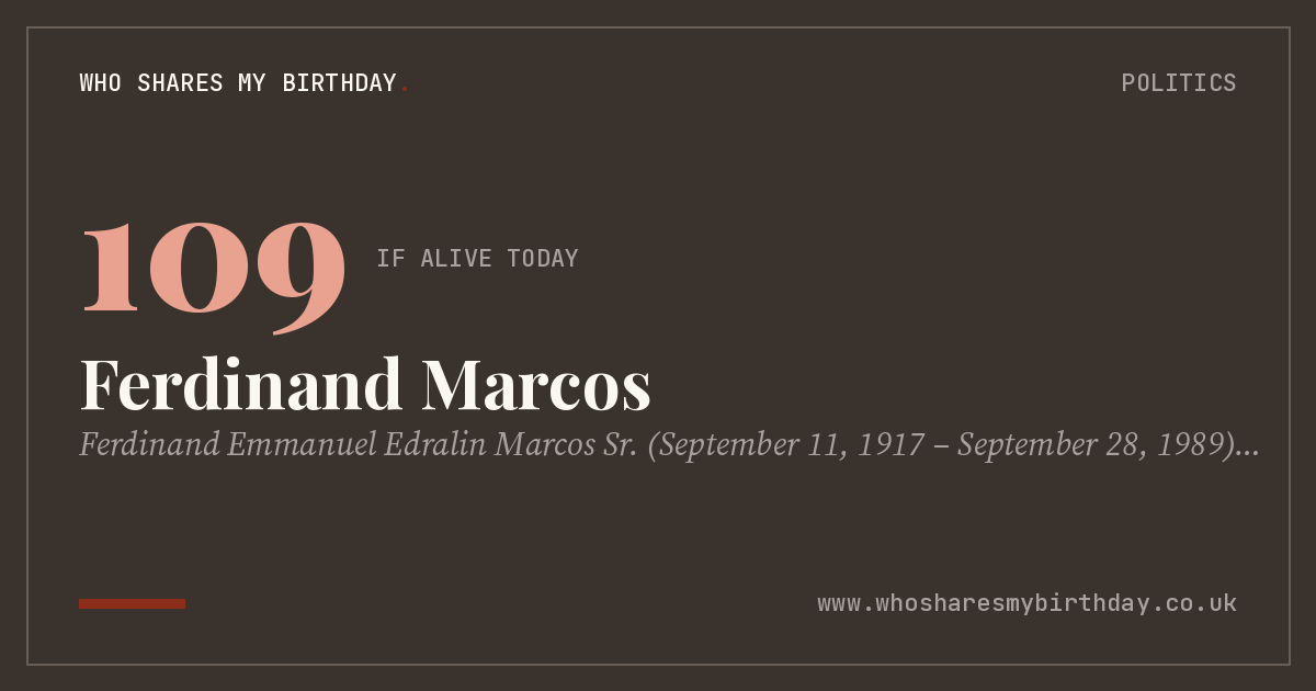 Ferdinand Marcos