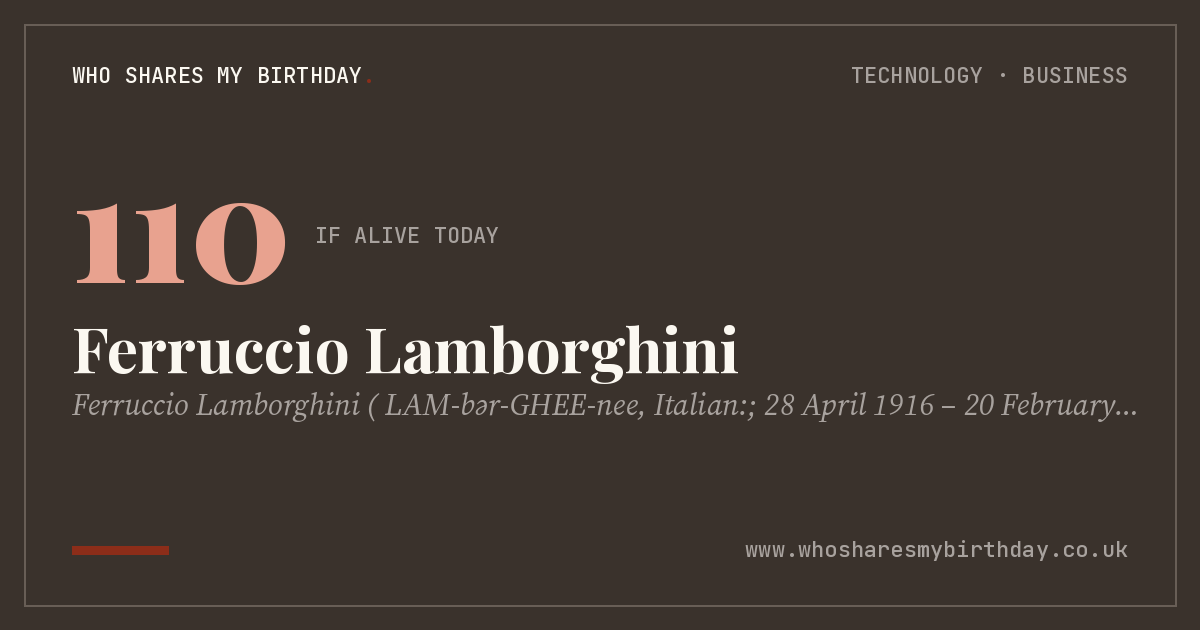 Ferruccio Lamborghini