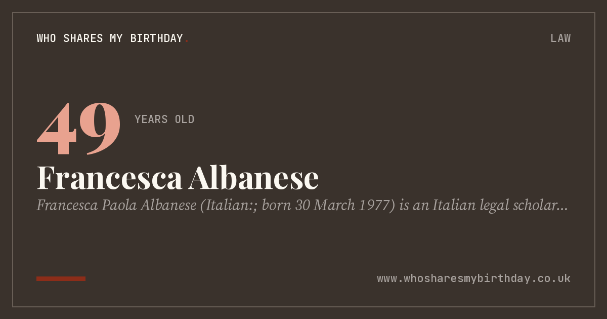 Francesca Albanese