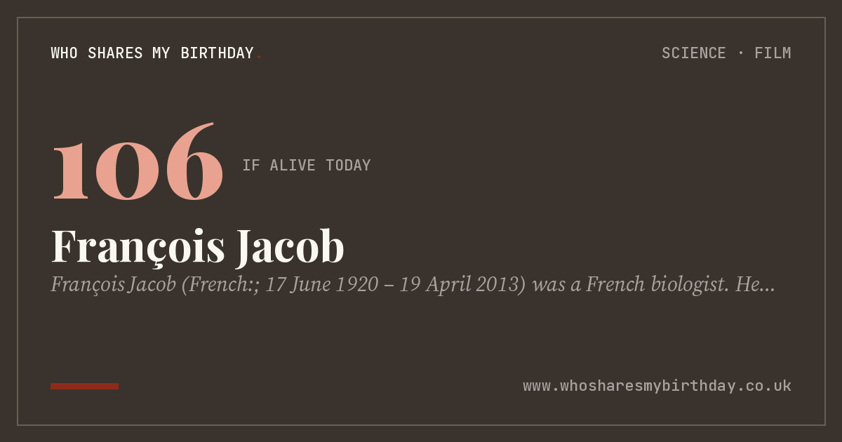 François Jacob