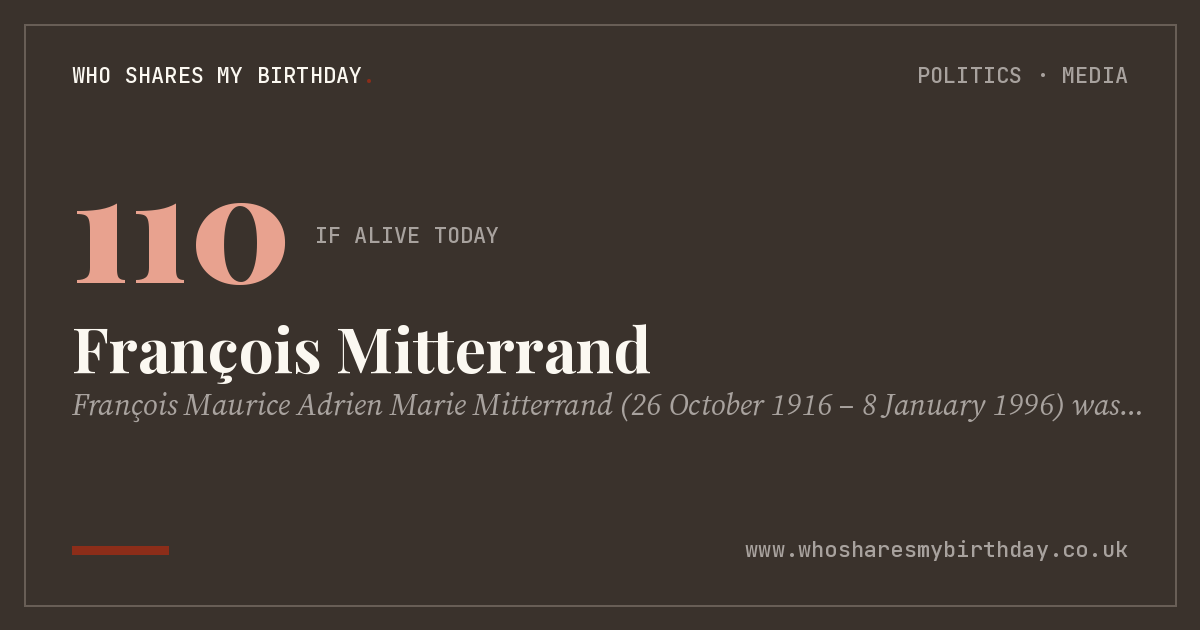 François Mitterrand