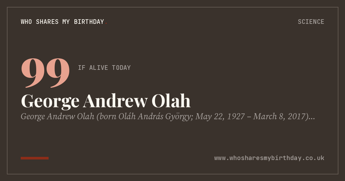 George Andrew Olah